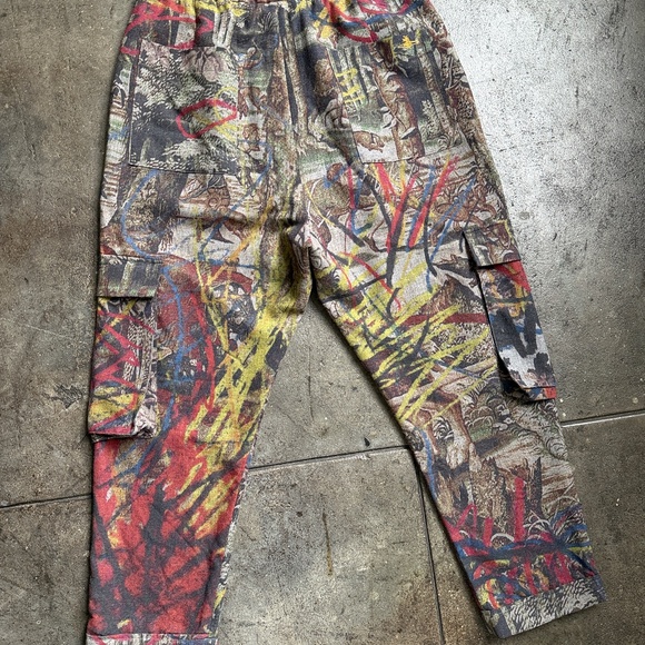 Vivienne Westwood Beautiful Samurai Cut 2019 Crazy Print Cargo Pants - Picture 13 of 13